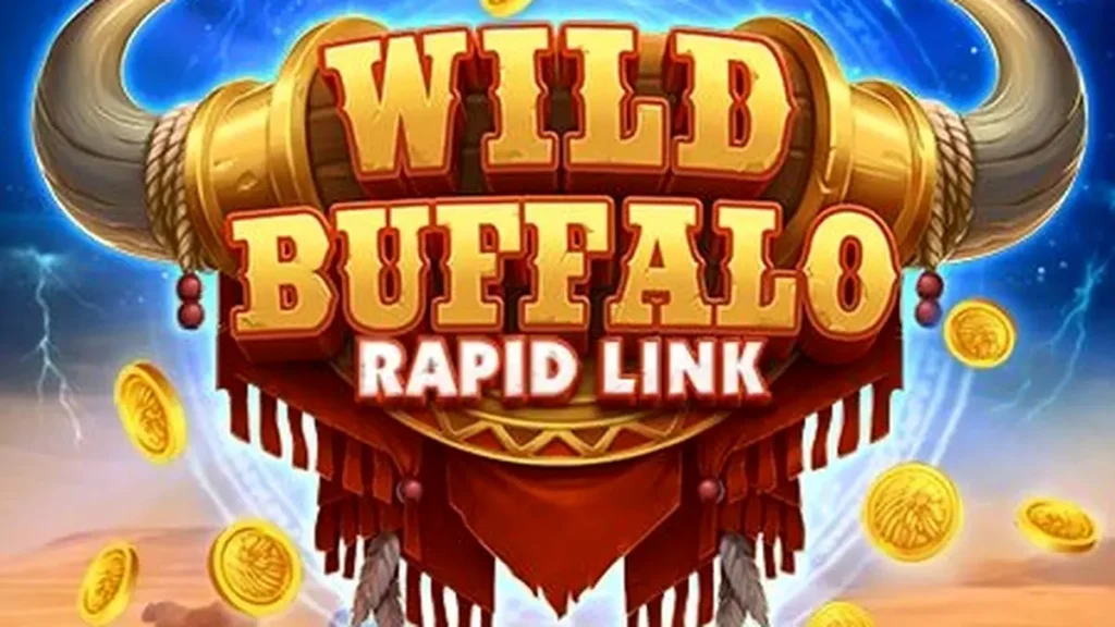Tampilan visual slot Wild Buffalo: Rapid Link dengan tema alam liar